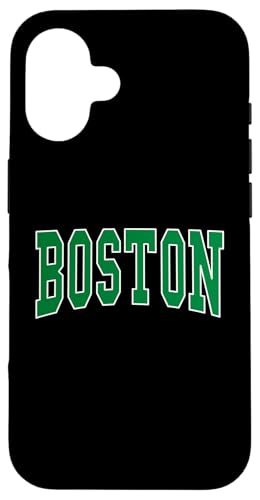 Hülle für iPhone 16 BOSTON - Hometown Pride - Throwback Design - Classic von Graphic Apparel Co.