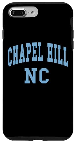 Hülle für iPhone 7 Plus/8 Plus CHAPEL HILL - North Carolina - Throwback Design - Classic von Graphic Apparel Co.