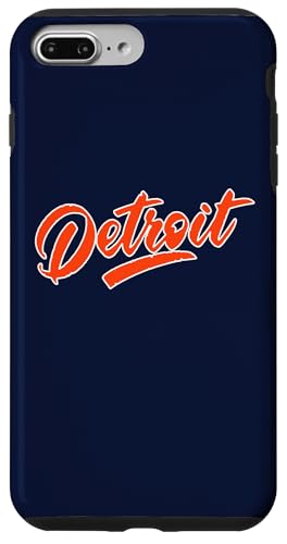 Hülle für iPhone 7 Plus/8 Plus DETROIT - Throwback Design - Classic von Graphic Apparel Co.