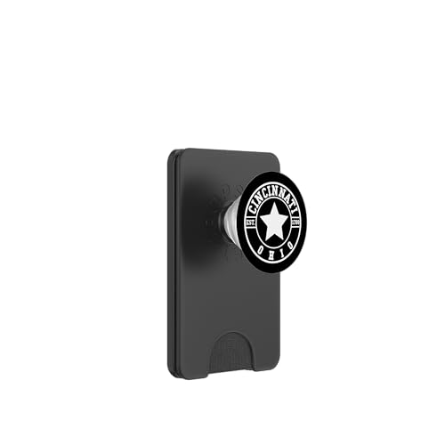 Cincinnati - Ohio - Athletic Throwback Design - Classic PopSockets PopWallet für MagSafe von Graphic Club Inc.