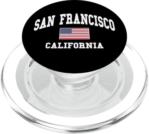 San Francisco - California - USA Flag - Classic PopSockets PopGrip für MagSafe von Graphic Club Inc.