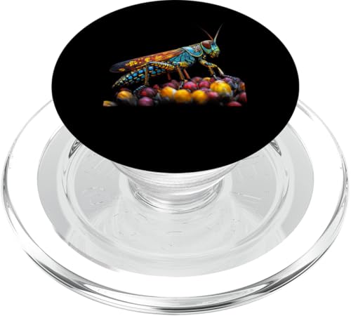 Grashüpfer Insekt Käfer Biologie Entomologie Naturliebhaber Geschenk PopSockets PopGrip für MagSafe von Graphic Tees Men Women Boys Girls