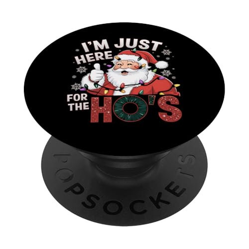 Weihnachtsbeleuchtung Weihnachtsmann Xmas Urlaub Bekleidung PopSockets Klebender PopGrip von Graphic Tees for Men Women and Teens