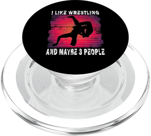 Ich mag Wrestling und vielleicht 3 Leute. Kampfsport-Wrestler PopSockets PopGrip für MagSafe von Grappling, Wrestling & Wrestler Shirts