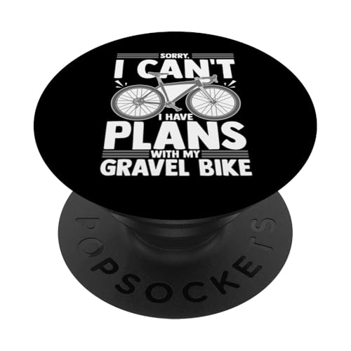 Gravel Bike Lustiges Fahrrad Reiten Radfahren PopSockets Klebender PopGrip von Gravel Bike