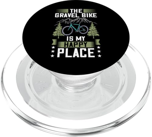 Gravel Bike Lustiges Fahrrad Reiten Radfahren PopSockets PopGrip für MagSafe von Gravel Bike