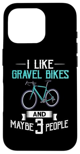 Hülle für iPhone 16 Pro Gravel Bike Lustiges Fahrrad Reiten Radfahren von Gravel Bike