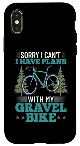 Hülle für iPhone X/XS Gravel Bike Lustiges Fahrrad Reiten Radfahren von Gravel Bike