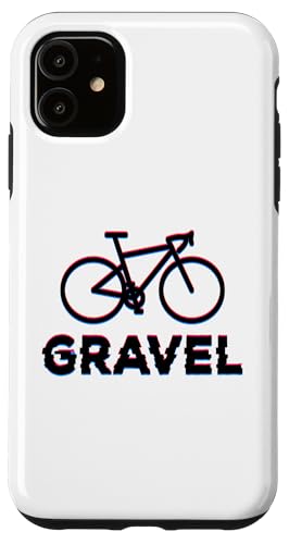 Hülle für iPhone 11 Gravel Bike Glitch Fahrrad Fahrradfahrer Fahrradfahrerin von Gravel Biking Adventure Equipment