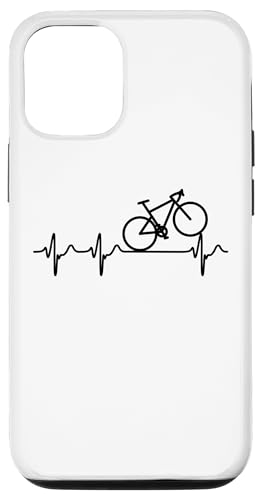 Hülle für iPhone 12/12 Pro Herzschlag Gravel Bike Radfahrer EKG Fahrradfahrer von Gravel Biking Adventure Equipment