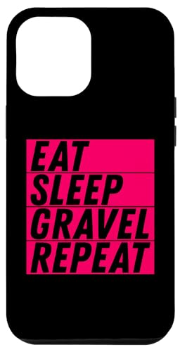 Hülle für iPhone 15 Plus Eat Sleep Gravel Repeat Gravel Bike Radreisen Bike Packing von Gravel Biking Adventure Equipment