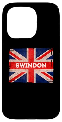 Hülle für iPhone 15 Pro Swindon Flagge Born And Bred von Great Britain Men Women Children