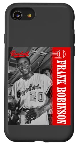 Hülle für iPhone SE (2020) / 7 / 8 Frank Robinson_Baseball_001_Back Printed von Great Moment Store