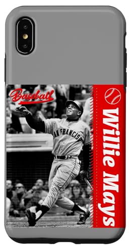 Hülle für iPhone XS Max Willie Mays_Baseball_077 von Great Moment Store