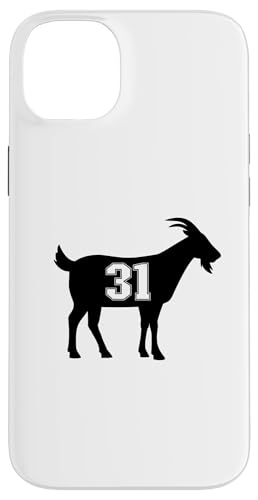 Goat 31 G.O.A.T. Nummer Einunddreißig Ziege Hülle für iPhone 14 Plus von Greatest Goat Co.