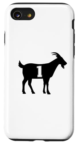 Hülle für iPhone SE (2020) / 7 / 8 Ziege 1 G.O.A.T. Nummer eins Ziege von Greatest Goat Co.