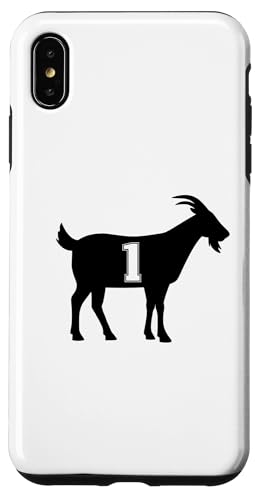 Hülle für iPhone XS Max Ziege 1 G.O.A.T. Nummer eins Ziege von Greatest Goat Co.