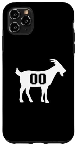 Ziege 00 G.O.A.T. Nummer Null Ziege Hülle für iPhone 11 Pro Max von Greatest Goat Co.