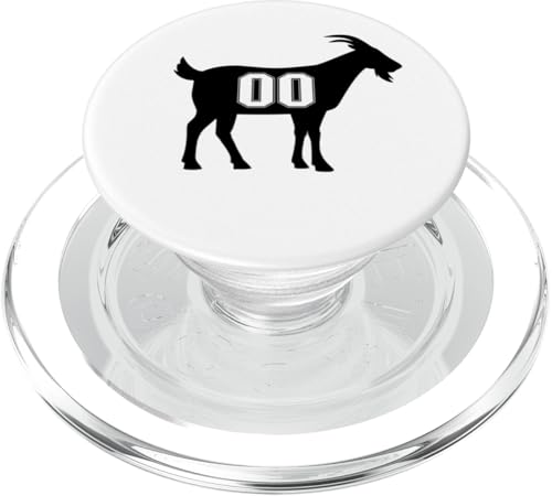 Ziege 00 G.O.A.T. Nummer Null Ziege PopSockets PopGrip für MagSafe von Greatest Goat Co.