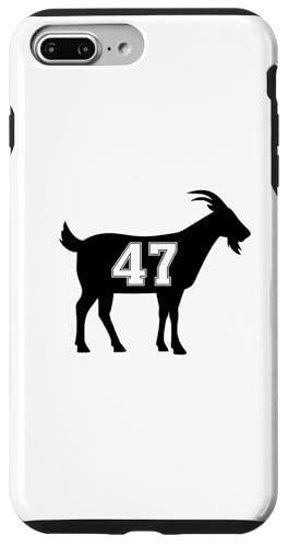 Ziege 47 G.O.A.T. Nummer 47 Ziege Hülle für iPhone 7 Plus/8 Plus von Greatest Goat Co.