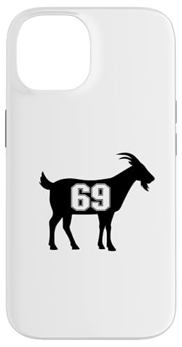 Ziege 69 G.O.A.T. Nummer Sechzig Neun Ziege Hülle für iPhone 14 von Greatest Goat Co.