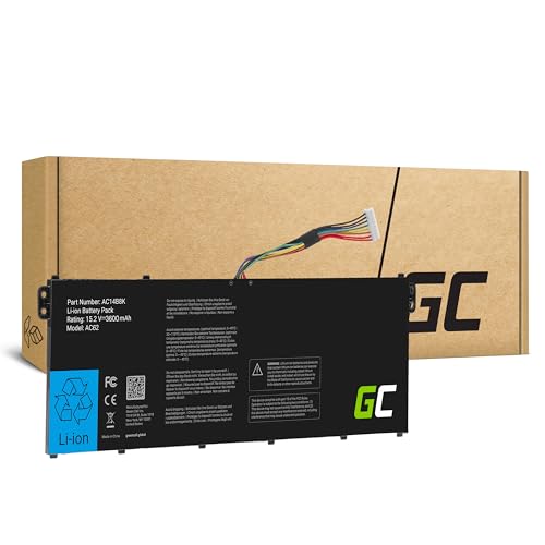 GC® AC14B3K AC14B8K Akku für Acer Swift 3 SF314-51 SF314-52 SF314-52G SF314-54 SF314-54G SF314-55 SF314-55G SF314-56 SF314-56G SF315-41 SF315-41G SF315-51 SF315-51G SF315-52 SF315-52G von Green Cell