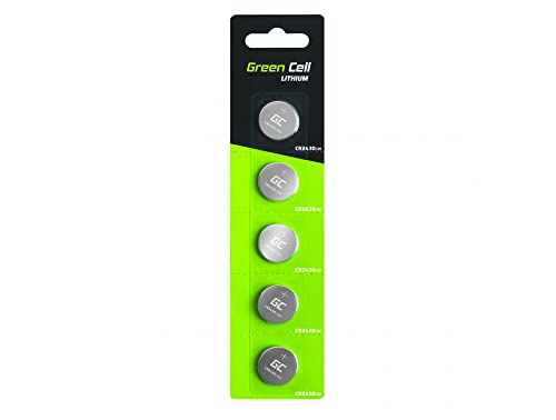 Green Cell CR2430 2430 Lithium Knopfzellen 3V Lithiumbatterie Batterie in Original Blisterverpackung 5er Pack von Green Cell