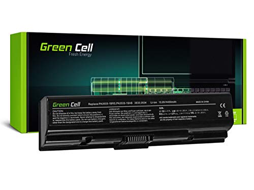 Green Cell Laptop Akku Toshiba PA3534U-1BRS PA3534U-1BAS PA3533U-1BRS für Toshiba Satellite A200 A300 A500 L300 L500 A205 A210 A305 A505 L200 L300D L305 L450 L505 von Green Cell