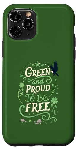 Hülle für iPhone 11 Pro St. Patrick's Day Freedom - For Progressive and Patriotic von Green and Proud to Be Free - Freedom & Progress