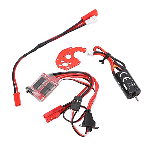 050 66T Gebürstetem Motor mit Glattem Betrieb, Leichtem Design und Verbesserter Leistung für Axiale SCX24 AXI90081 1/24 RC -Auto -Upgrade -Teile, Idealer Motor mit 30A ESC für von Greensen