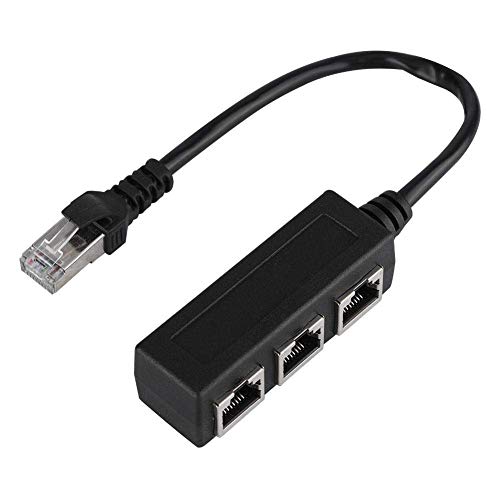 Greensen Netzwerk-Patchkabel, Verlängerungskabel Buchse Netzwerkkabel mit beschichtetem Stecker für Router für Modem PC Laptop von Greensen