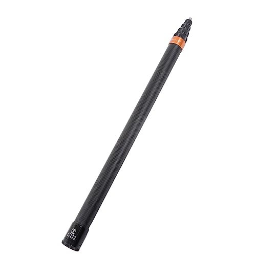 Superleichter, Wasserdichter Selfie-Stick aus Kohlefaser mit 9 Längenverstellungen füR X3, ONE RS, GO 2, X2, ONE R, RS (ORANGE) von Greensen