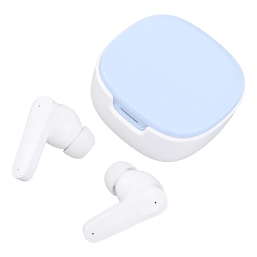 Translator Earbuds, BT-Übersetzungskopfhörer, 14-Sprachenübersetzer-Ohrhörer, tragbarer In-Ear-Übersetzer für Innen- und Außenbereich (Blau Weiß) von Greensen