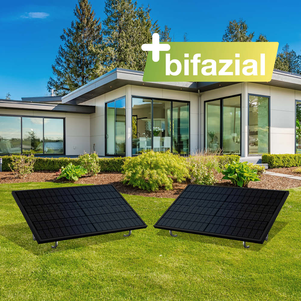 Balkonkraftwerk Boden 900/800 bifazial von Greensolar