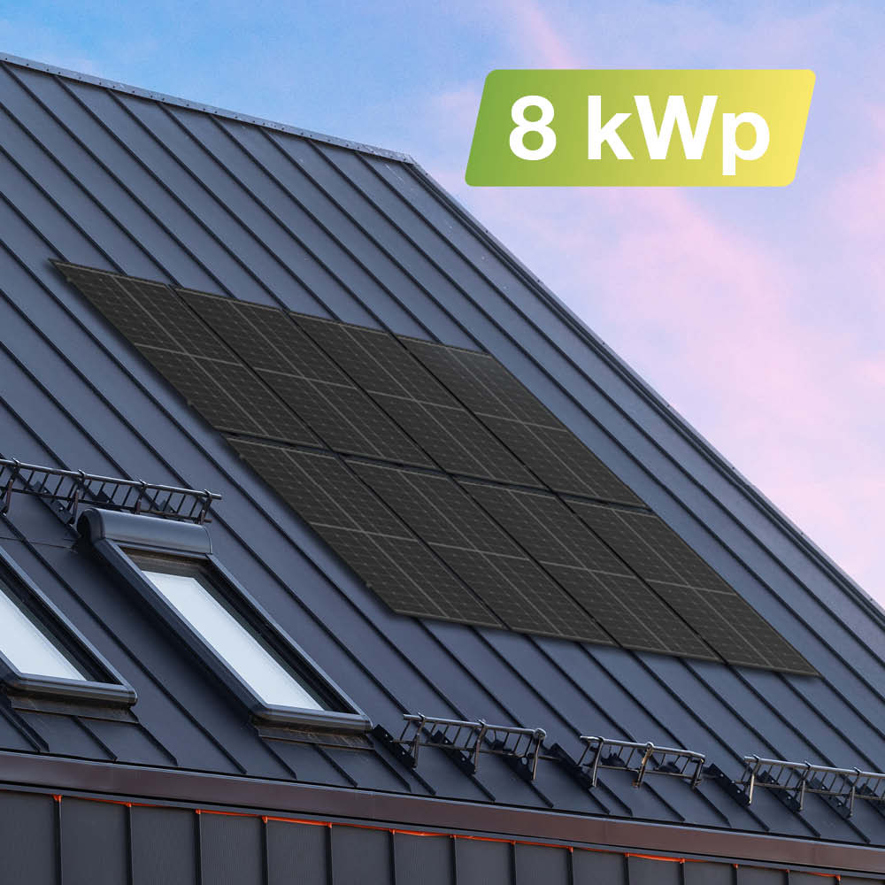 Solaranlage Universaldach 8kWp von Greensolar