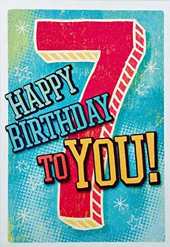 Greeting Card Happy 7th Birthday To You That's Cool And So Are You - 7 Years Old, Seventh von Greeting Card