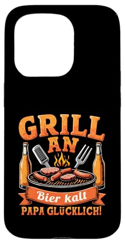 Grill Bier Papa Vatertag Familie Papa Grillen Für Männer Hülle für iPhone 15 Pro Grill Bier Papa Vatertag Familie Papa Grillen Für Männer Hülle für iPhone 15 Pro von Grill Bier Papa Vatertag Geschenkidee Familie