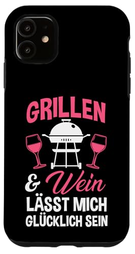 Hülle für iPhone 11 Wein Grillen von Grill Griller Grillen Geschenk