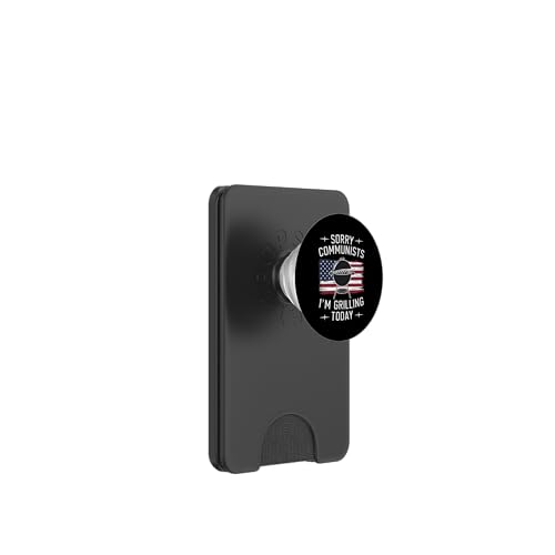 Grill USA Grill Sorry Kommunisten, ich grille heute PopSockets PopWallet für MagSafe von Grill Grilling Barbecue BBQ