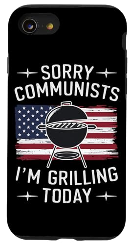 Hülle für iPhone SE (2020) / 7 / 8 Grill USA Grill Sorry Kommunisten, ich grille heute von Grill Grilling Barbecue BBQ