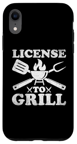 Hülle für iPhone XR License to Grill BBQ Master Lustiges Grilldesign von Grill Masters Apparel for BBQ Lovers and Cooks