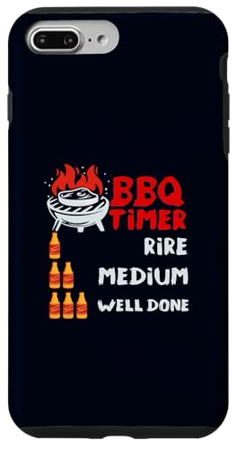 BBQ Timer Lustig Grill Bierliebhaber Barbecue Party Cookout Hülle für iPhone 7 Plus/8 Plus von Grill Masters BBQ Humor Beer Drinking Cookout Gift