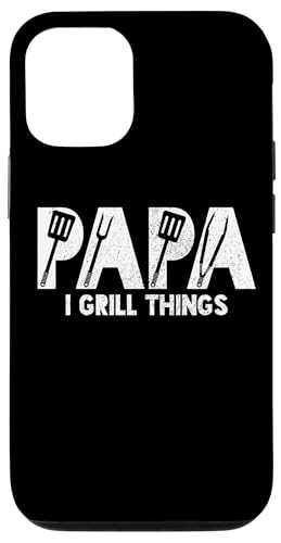 Grill Papa BBQ Papa Chef Grillen Vintage Vatertag lustig Hülle für iPhone 12/12 Pro von Grill Papa - BBQ Dad Apparel & Gifts