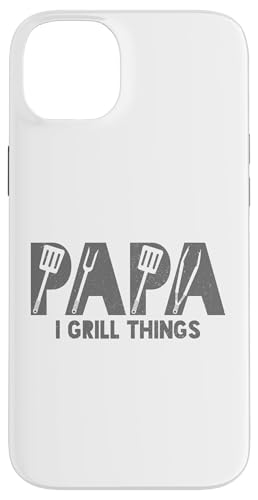 Grill Papa BBQ Papa Chef Grillen Vintage Vatertag lustig Hülle für iPhone 14 Plus von Grill Papa - BBQ Dad Apparel & Gifts