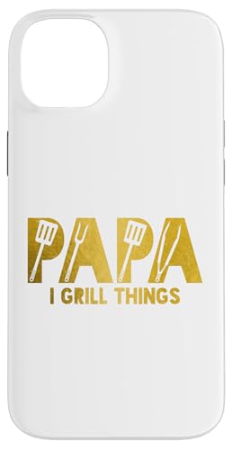 Grill Papa BBQ Papa Chef Grillen Vintage Vatertag lustig Hülle für iPhone 14 Plus von Grill Papa - BBQ Dad Apparel & Gifts