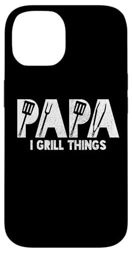 Grill Papa BBQ Papa Chef Grillen Vintage Vatertag lustig Hülle für iPhone 14 von Grill Papa - BBQ Dad Apparel & Gifts