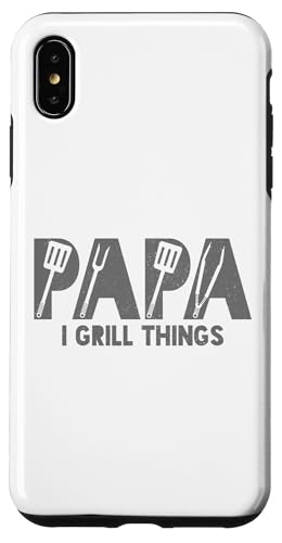 Grill Papa BBQ Papa Chef Grillen Vintage Vatertag lustig Hülle für iPhone XS Max von Grill Papa - BBQ Dad Apparel & Gifts