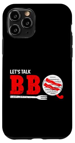 Hülle für iPhone 11 Pro Lets Talk BBQ Humorvolles Barbecue Essen Grillen Zitat von Grill & BBQ Outfits