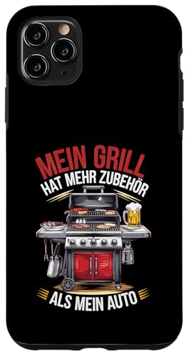 Hülle für iPhone 11 Pro Max Grillen Zubehör Witziger Spruch von Grillen BBQ Zubehör Lustig