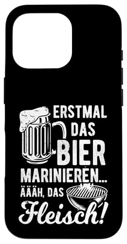 Grillen Bier Fleisch Marinieren Lustig Vatertag Männer Hülle für iPhone 16 Pro Grillen Bier Fleisch Marinieren Lustig Vatertag Männer Hülle für iPhone 16 Pro von Grillen Bier Fleisch Marinieren Vatertag Geschenk